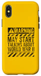 iPhone X/XS Funny Warning Sign May Start Talking About World War II Case