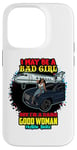 Coque pour iPhone 14 Pro Melanin Queen I May Be A Bad Girl But I'm A Damn Good Woman