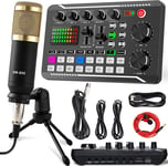 ALLWIN Streaming Microphone, Podcast Starter Kit USB Cardioid Condenser Audio