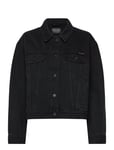 Nudie Jeans Berit Denim Jacket Asphalt Black Svart