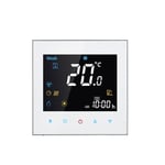 Controleur de chauffage par le sol de thermostat de chaudière suspendu sans fil Zwave d'écran tactile d'affichage à cristaux liquides, blanc