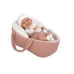 Bébé poupée Arias Elegance Babyto Sucette 33 cm Rose