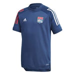 adidas Olympique Lyon Saison 2020/21 OL TR JSY Y T-Shirt d'entraînement pour Enfant XS azumis