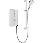 Mira Sport Max Airboost White Electric Shower, 9kW 4-Spray Pattern