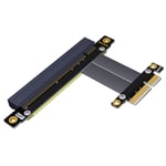 5CM Câble d'extension PCIe 3.0x4 à x16 32G/bps PCI-E 4x 16x GTX1080Ti câble de Conversion d'extension de carte RAID SSD graphique PCI Express