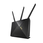 ASUS 4G-AX56 - trådløs ruter - WWAN - 802.11a/b/g/n/ac/ax - stasjonær