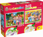 Lisciani Lisciani Cocomelon Two-Sided Floor Puzzle 2X12 El. Let's Go For A Walk