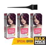 Loncolor Ultra Crème Colorante Pour Cheveux 6.22 Violet Foncé 3-Pack