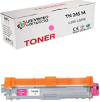 Toners compatible pour Brother dcp-9020cdw hl-3140cw 3150 CDW 3170 CDW mfc-9140cdn 9330 CDW 9340 CDW - (1 TN241 noire +1 TN245 cyan + 1 TN 245 magenta +1 TN245 jaune) magenta 1