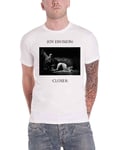 Men's Joy Division Classic Closer Slim Fit T-Shirt White Large White (US IMPORT)