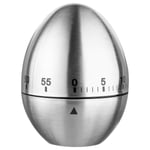 Egg Shaped Stainless Steel 60 Minute Kitchen Timer