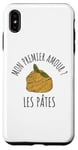 Coque pour iPhone XS Max Humour Nourriture Mon Premier Amour ? Les Pâtes Drôle