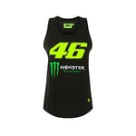 Valentino Rossi Monster Energy 46 T-Shirt Fille, Noir, XS