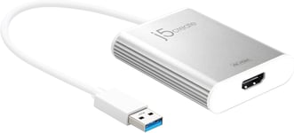 Adaptateur D'Écran Usb 3.0 Vers Hdmi 4K Connecteur Mâle Usb 3.0 De Type A | Connecteur Femelle Hdmi | 4K Uhd | Résolution Jusqu'À 3840 X 2160 @ 30 Hz | Boîtier En Aluminium (Jua354)