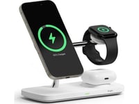 Ładowarka Ringke Ringke 3In1 Qi2 Magnetic Magsafe Wireless Charger White