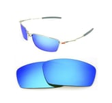 NEW POLARIZED CUSTOM ICE BLUE LENS FOR OAKLEY SQUARE WHISKER SUNGLASSES