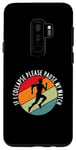Coque pour Galaxy S9+ Si je m'effondre, veuillez suspendre ma montre Funny Running Marathon