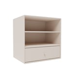 Montana - Montana Mini 1005 - Module With One Drawer - Clay - Hyllsystem - Peter J. Lassen - Grå - MDF