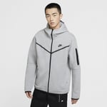 Nike Luvtröja NSW Tech Fleece - Grå/Svart, storlek XX-Large Tall