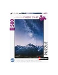 Nathan - Puzzle 500 pièces - La Voie lactée sur l’Aiguille Verte - Florian Riou - Adultes et enfants dès 12 ans - Puzzle de qualité supérieure - Collection Photo d'Art - 12000974