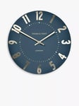 Thomas Kent Mulberry Wall Clock, Midnight Blue