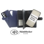 Skimblocker XL Magnet Fodral Samsung Galaxy A35 5G Marinblå