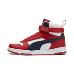 Puma Unisex Adults Rbd Game Sneakers, Puma White-New Navy-Club Red, 37.5 EU