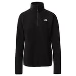 THE NORTH FACE 100 Glaciers Sweat-Shirt, Noir (TNF), XS Femme