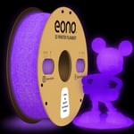 PLA Filament Lumineux Glow in the Dark 1 kg (2,2 livres) pour imprimante 3D,Violet Lumineux(Q513)