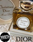 100%AUTHENTIC BEYOND RARE VINTAGE 1960-1970s MISS DIOR PURE PARFUM HUGE 1FL.0Z