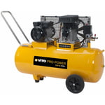 Vito Pro-power - Compresseur à courroie 100L 10 bar 1900W 230V ac 2.5 cv 233 L/min vito - yellow