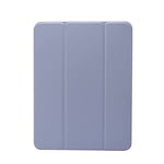 Morain Étui pour iPad 9{^>e<^} génération 2021/iPad 8{^>e<^} génération 2020 10,2" avec Porte-Crayon, étui pour iPad 7{^>e<^} génération 2019, Housse pour Veille/réveil Automatique (Violet)