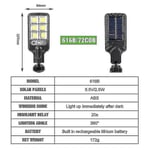 Outdoor Solar Street Light vedenpitävä sensori Puutarhavalo Pyöritettävä pidike Garden Light Wall