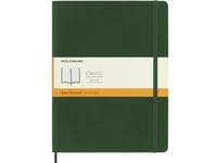 Moleskine Classic, Monokromatiskt, Grön, 192 Ark, 70 G/M ^, Linjerat Papper, Inbunden