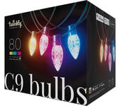 TWINKLY Generation II Smart LED String Lights - C9, 80 bulbs