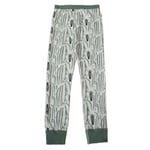 Joha Hidden Zebra ull/bomull leggings - mynte