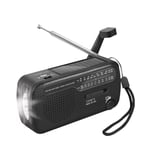 Nödradio - LOGILINK Emergency Hand Crank Radio