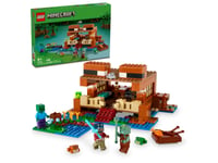 LEGO 21256 Minecraft: Frog House Building Kit - Pixelated Adventure 400 pieces