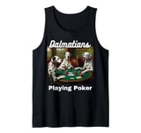 Dogs Playing Poker Dalmatians Dalmatian Dog Breed Tank Top