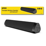 PREVO Bluetooth Mini Sound Bar Speaker Wireless For Home TV PC Monitor MP3 Play