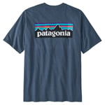 Patagonia M's P-6 Logo Responsibili-Tee, Utility Blue - XL