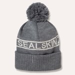 SealSkinz Sealskinz Heacham Waterproof Cold Weather Icon Bobble Hat - Dark Grey / S/M