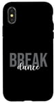 Coque pour iPhone X/XS Break Dance Danse Breakdancer Danse Hip Hop