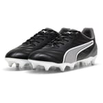 PUMA Mixte King Pro MXSG Chaussure de Football, Black White-Cool Dark Gray, 45 EU