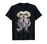 Men Woman Maltese Dog Suit Maltese Dog T-Shirt