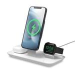 Mophie 3-in-1 Stand for Wireless EURO 2 Pin Charger Magnetic iPhone Watch Qi