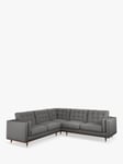 John Lewis + Swoon Lyon Grand 5 Seater Sofa, Dark Leg