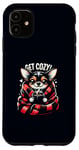 iPhone 11 Get Cozy Chihuahua Hot Cocoa Chocolate Coffee Cold Weather Case