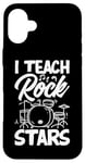 Coque pour iPhone 16 Plus J'enseigne aux stars du rock un professeur de musique drôle