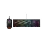 Pack clavier souris gaming - Cougar Gaming - COMBAT - Clavier et souris filaire - RVB - Compatible PC - Commutateur mécanique - AZERTY